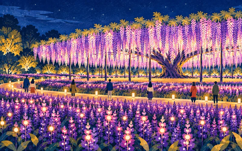 あしかがフラワーパーク 光の花の庭 2026