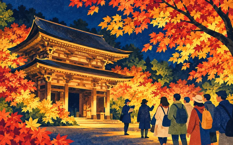 三井寺 夜の特別拝観と紅葉ライトアップ 2026