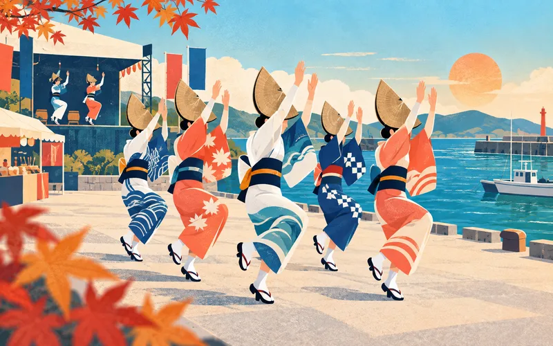 こまつしま秋の阿波踊り