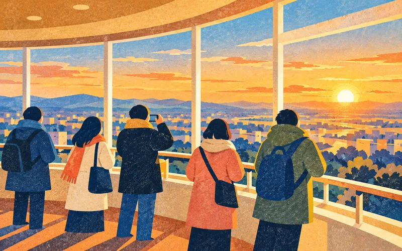 ツインアーチ138で迎える初日の出 2027